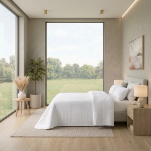 Colcha Azores Branca