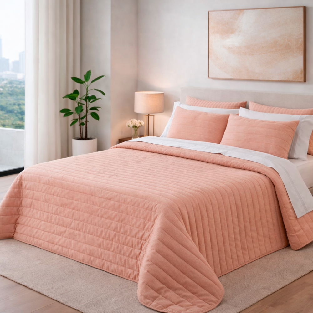 Colcha Prado Salmão