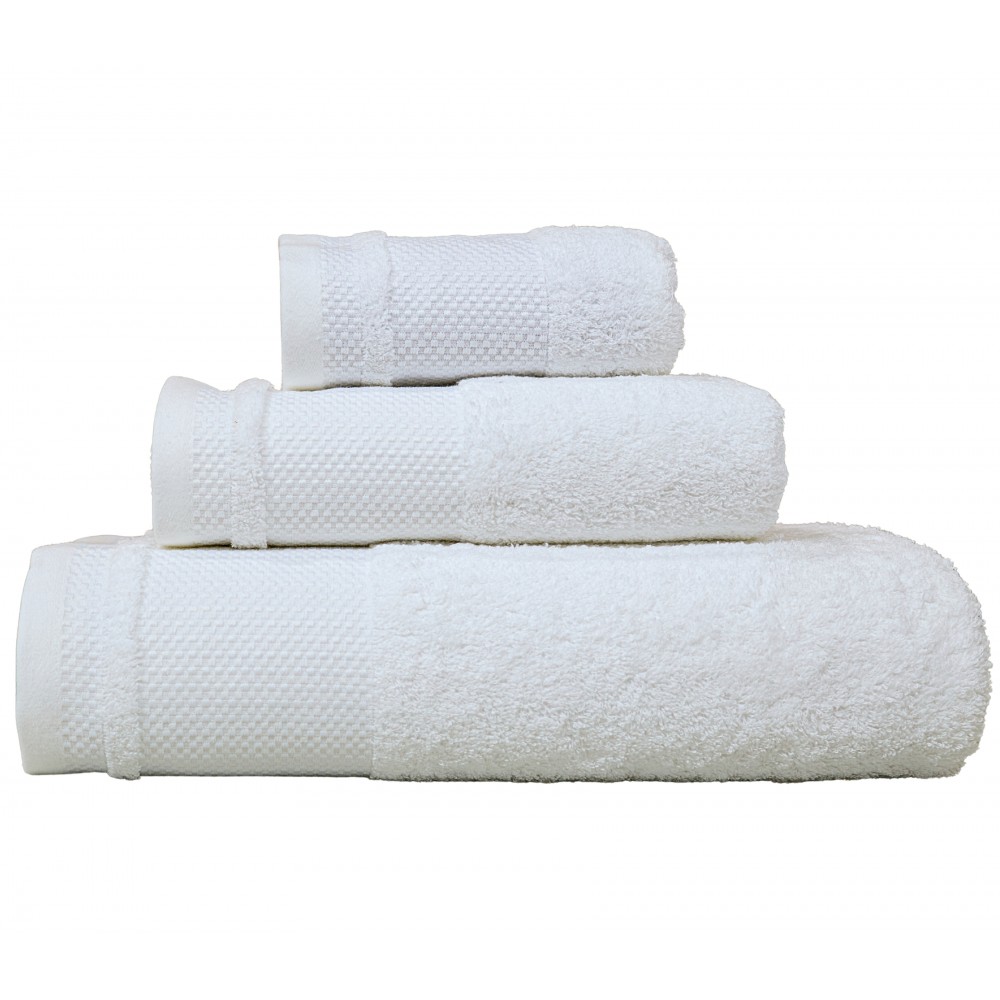 Jogo de Banho Oris 100% Algodão 3 Peças Branco