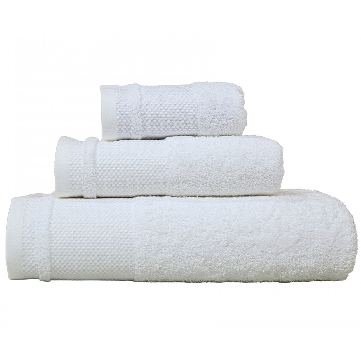 Jogo de Banho Oris 100% Algodão 3 Peças Branco