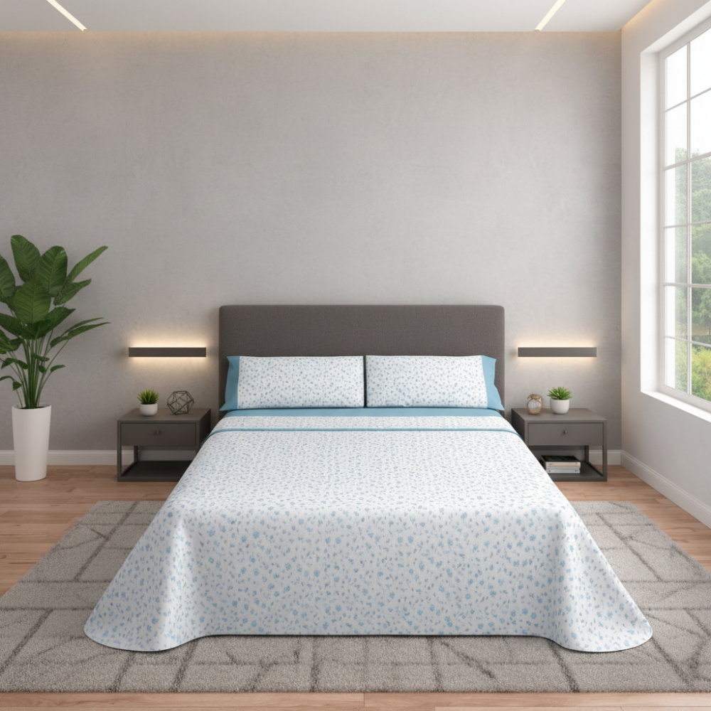 Jogo de Cama Pierre Cardin 100% Algodão