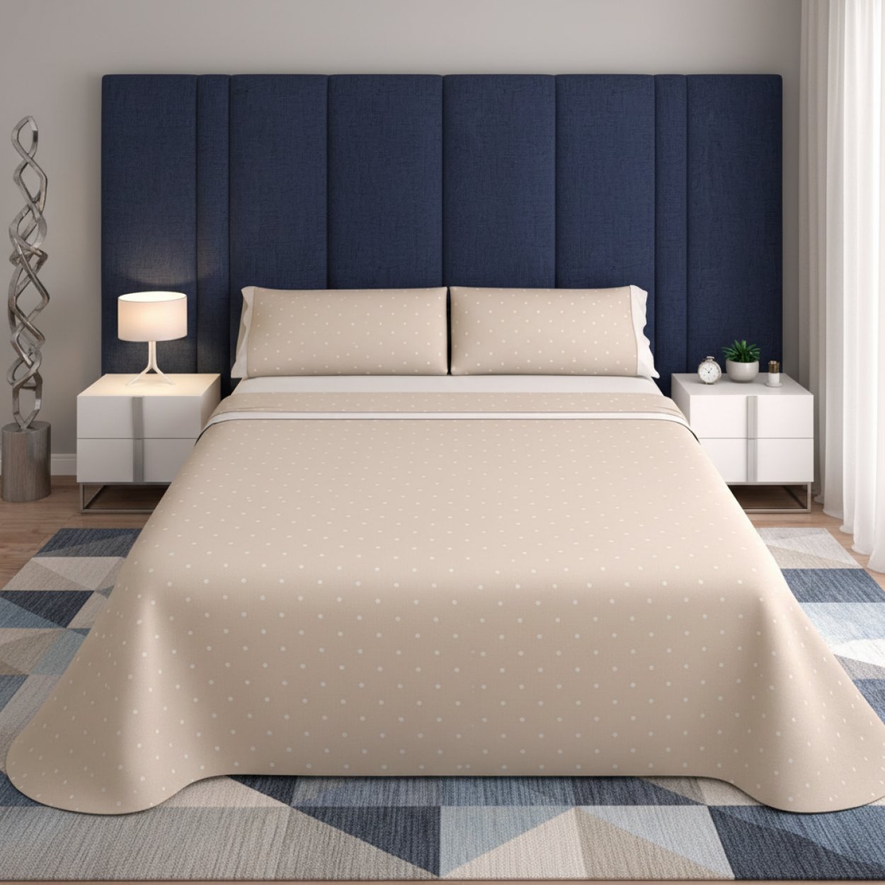 Jogo de Cama Pierre Cardin 100% Algodão