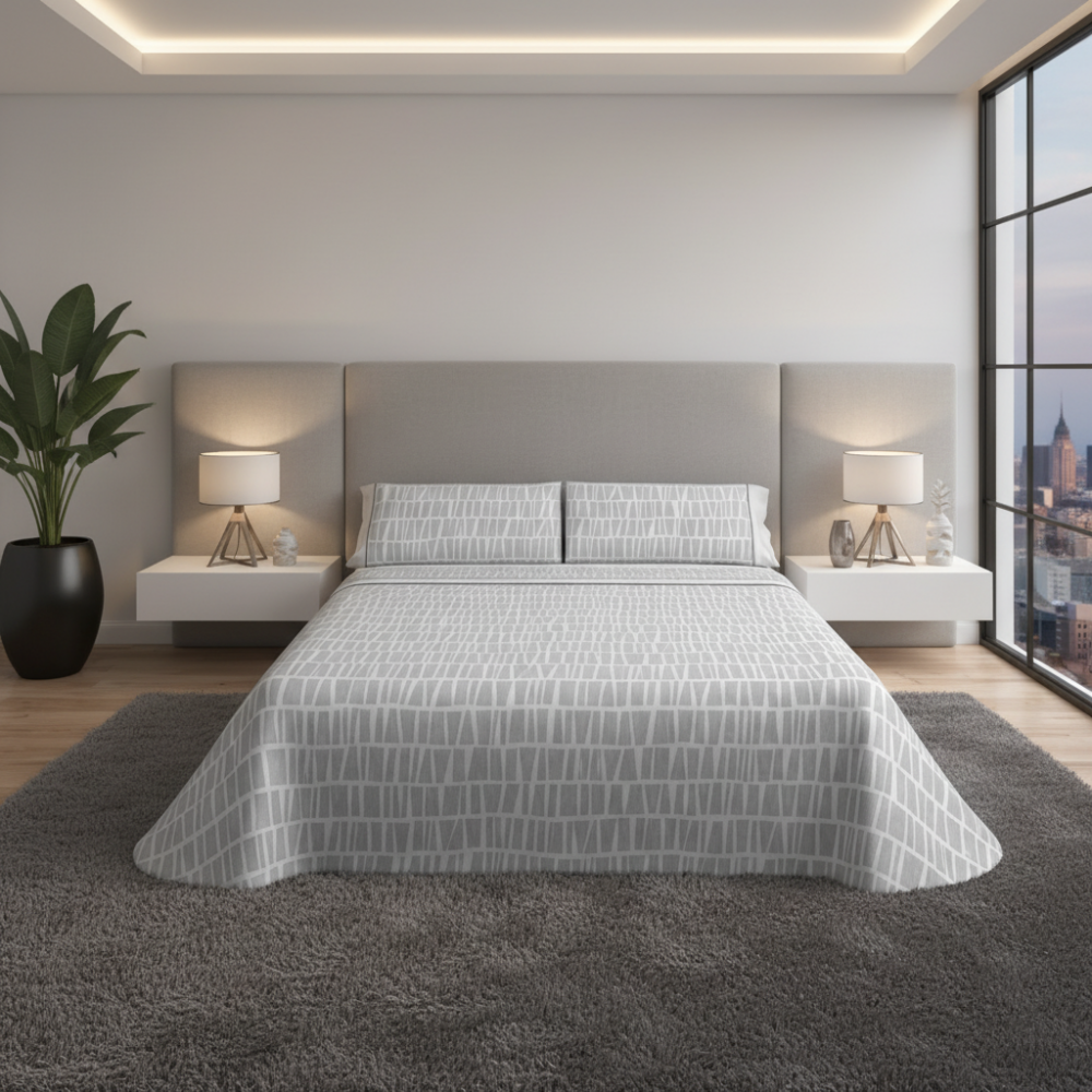 Jogo de Cama Pierre Cardin 100% Algodão