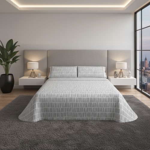 Jogo de Cama Pierre Cardin 100% Algodão